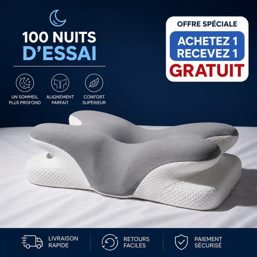 Oreiller Cervical Ergonomique CerviZen™