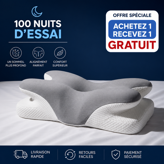 Oreiller Cervical Ergonomique CerviZen™